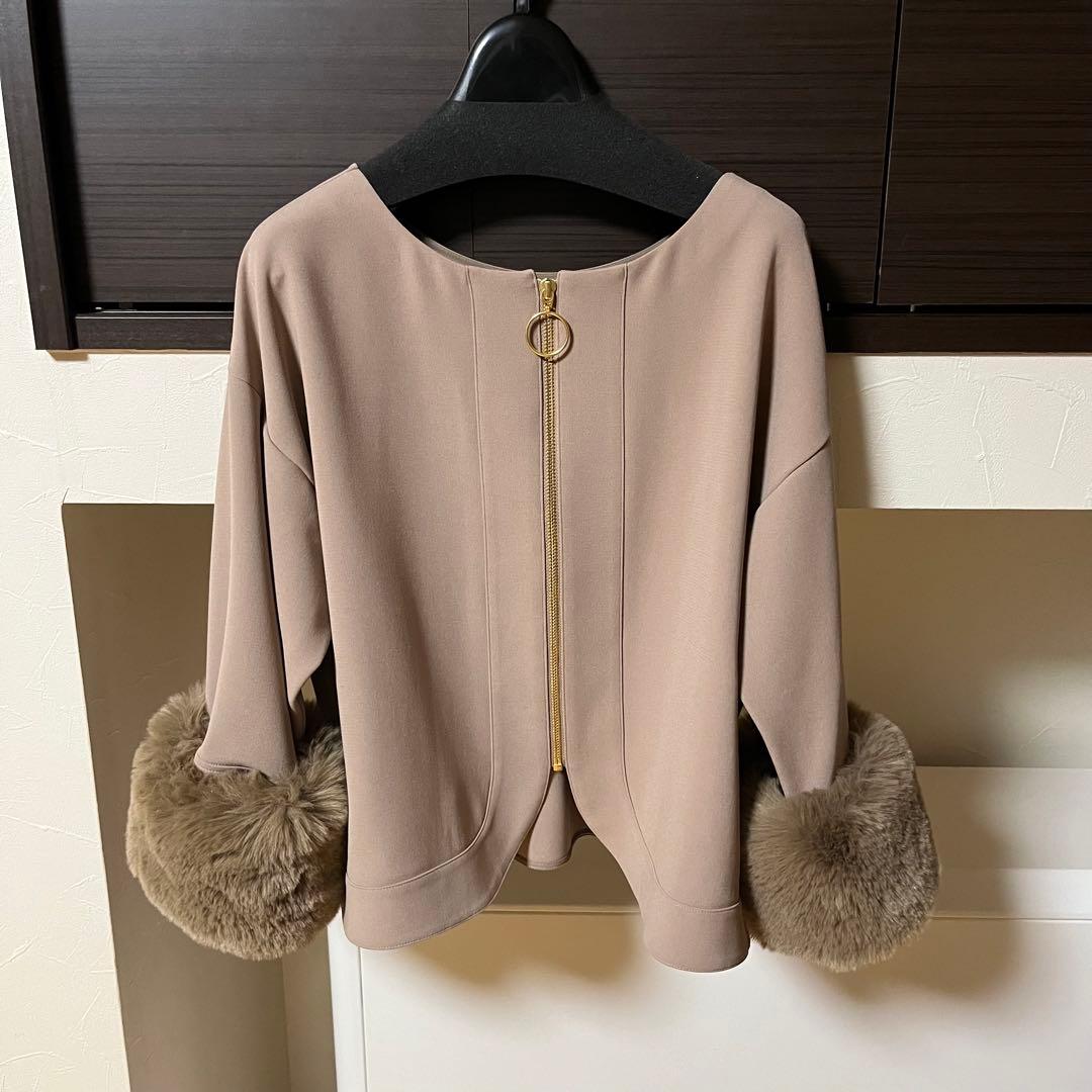⚠️最終値下げ 【グレースコンチネンタル】 ファーカフス2WAYTOP＋pants