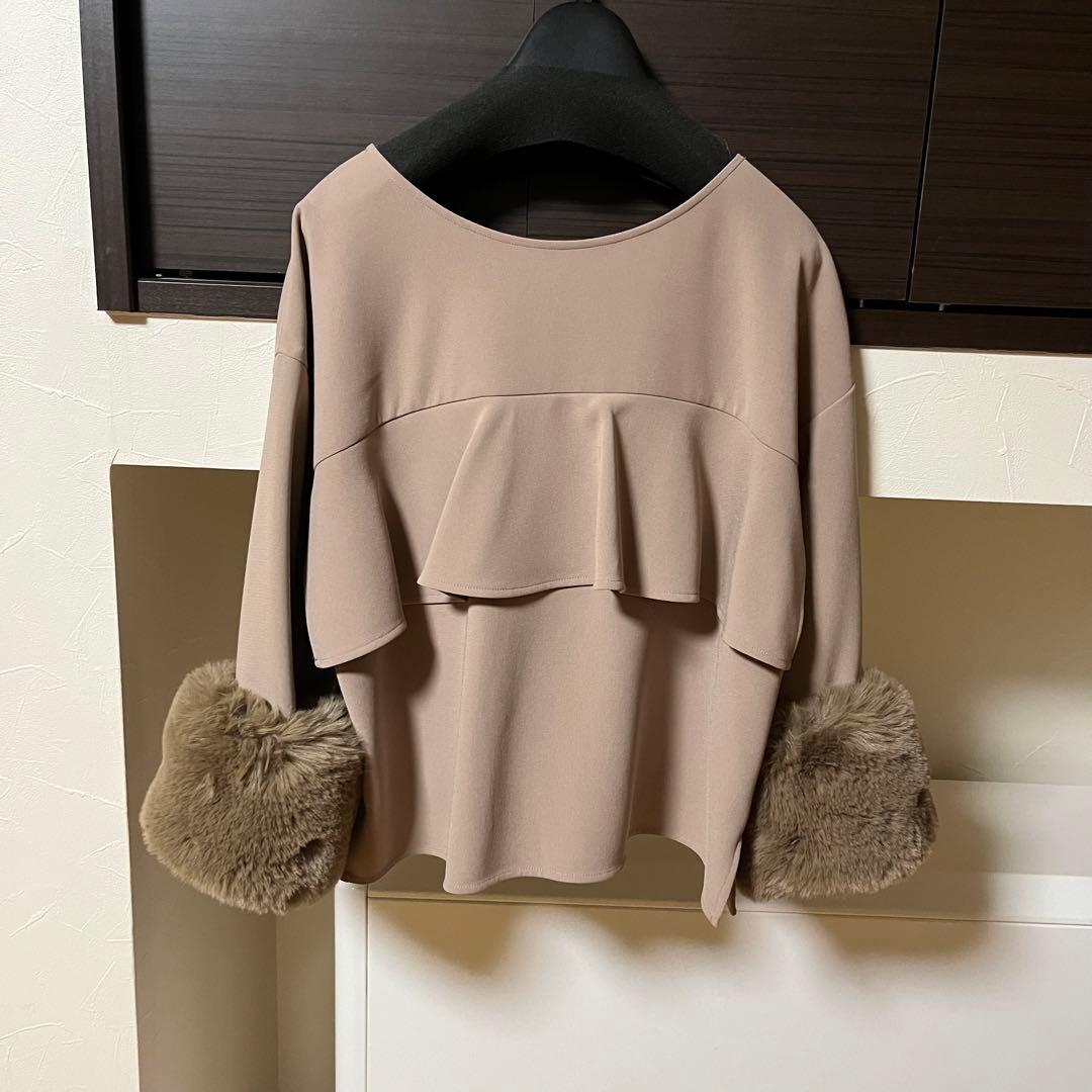 ⚠️最終値下げ 【グレースコンチネンタル】 ファーカフス2WAYTOP＋pants