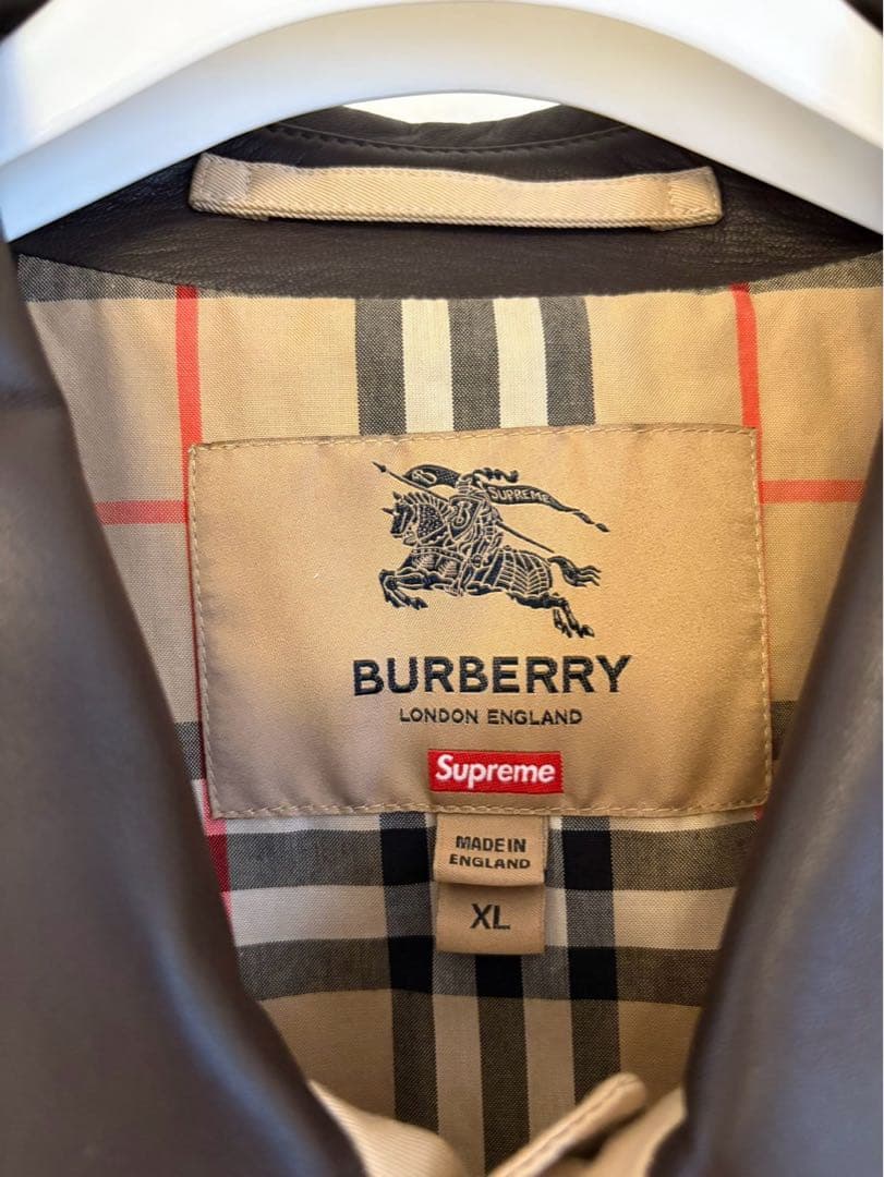 M*読様 Supreme / Burberry Leather Collar T