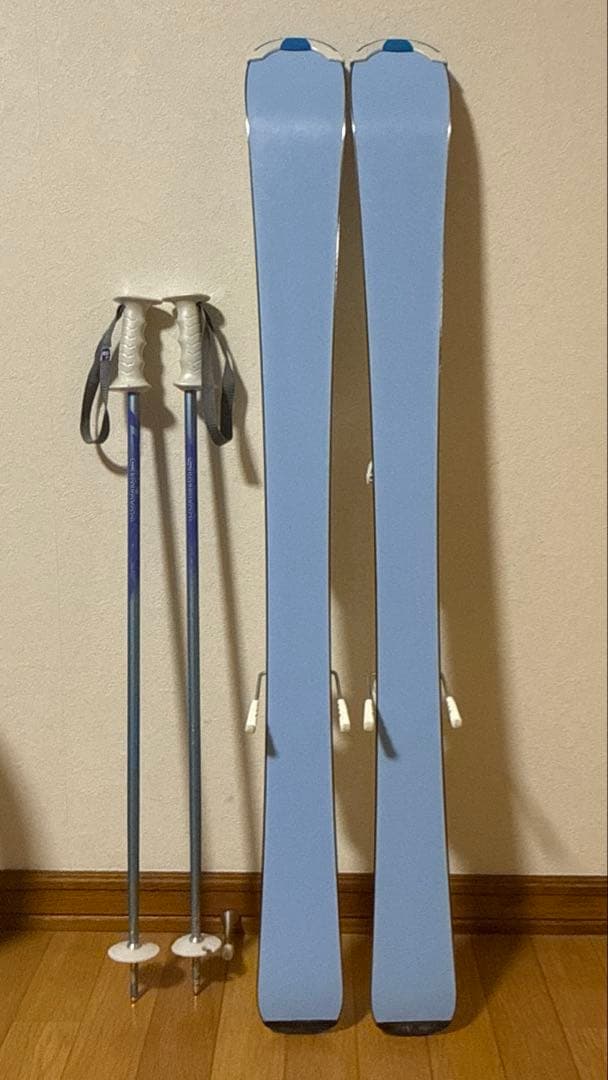 STREULE ST JG 110 スキー板とポールセット　中古品
