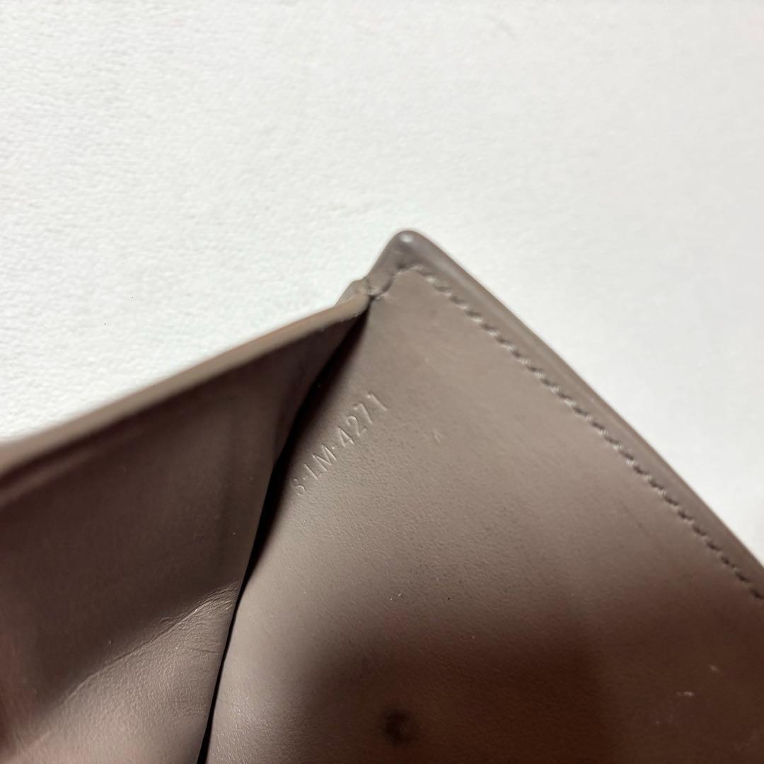CELINE セリーヌ トリオンフ 二つ折り財布 グレージュ