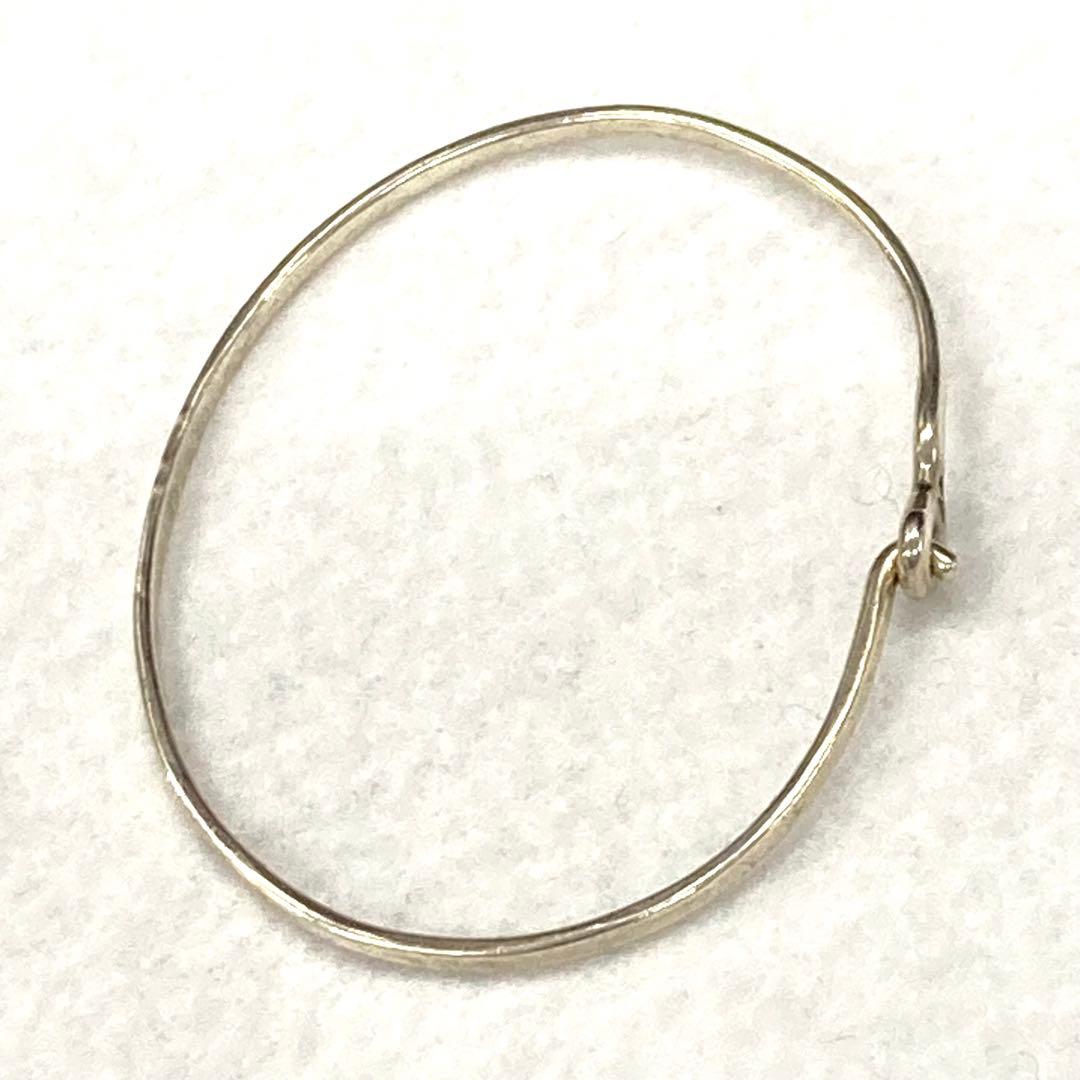 セルジュトラヴァル『 LOVE 』刻印 シルバー バングル フランス ジュエリー