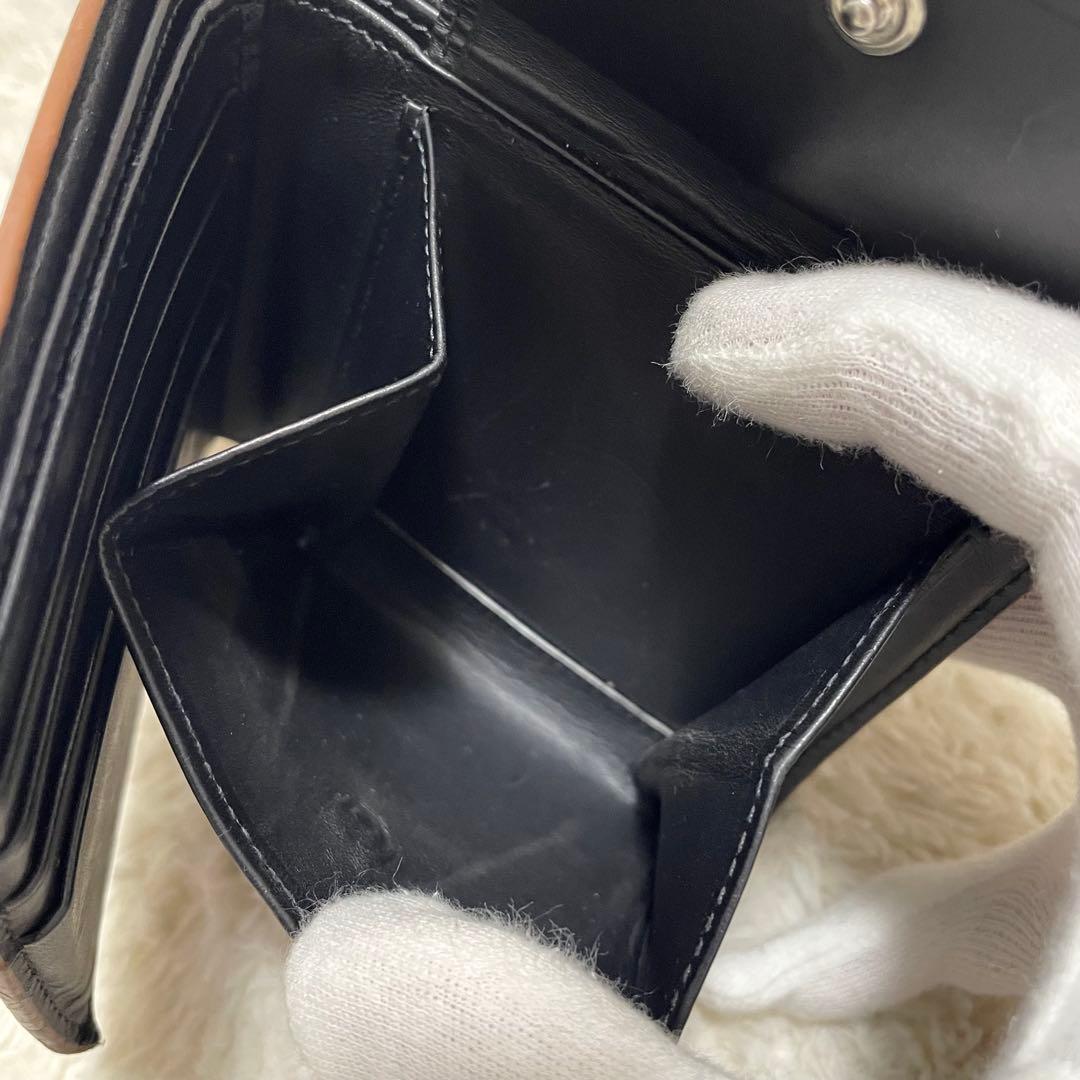 箱付き LOEWE ロエベ パズル バイフォールド 二つ折り財布 ブラック