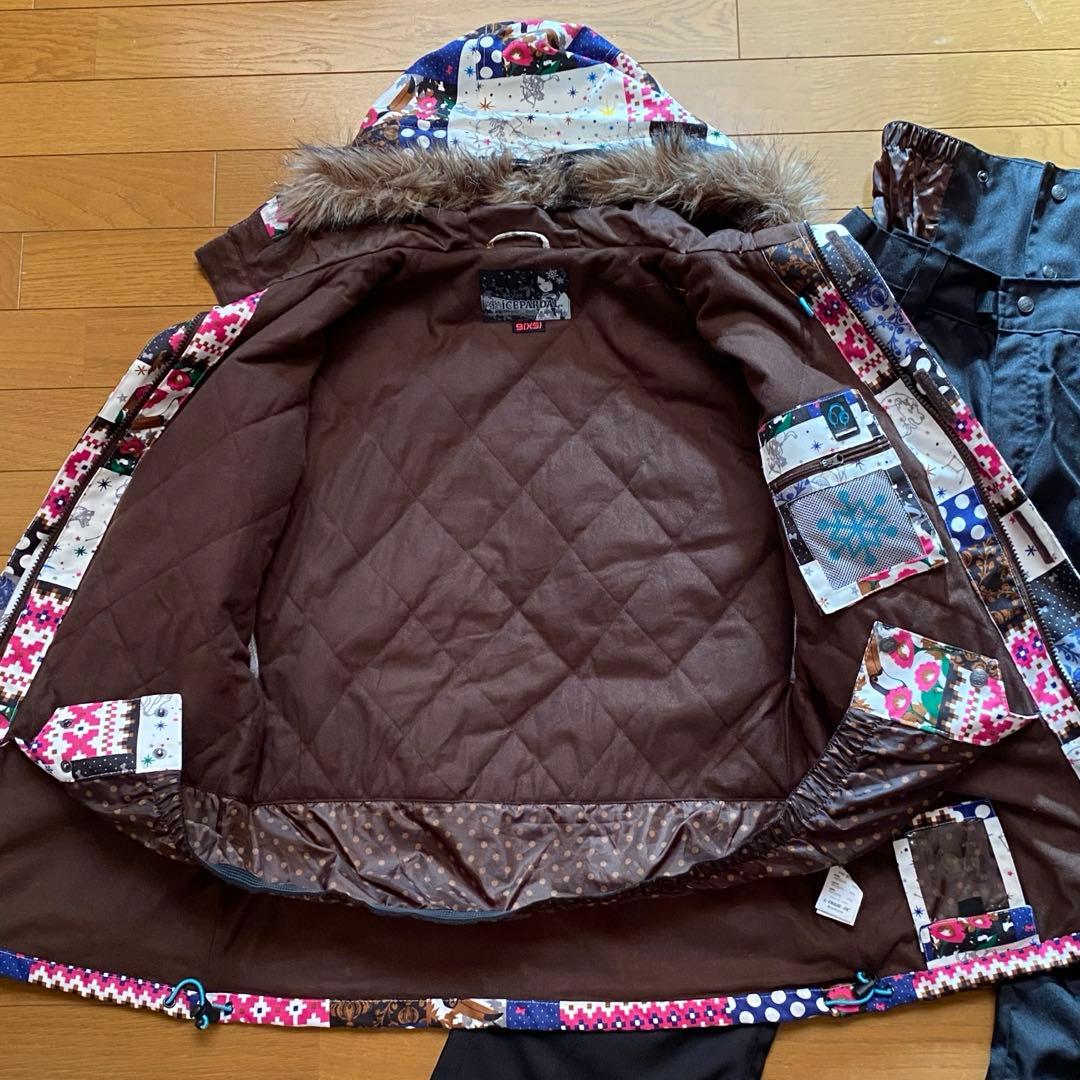 超美品　ICEPARDAL スキー　スノボ　スノーボード　ウェア　9（XS）