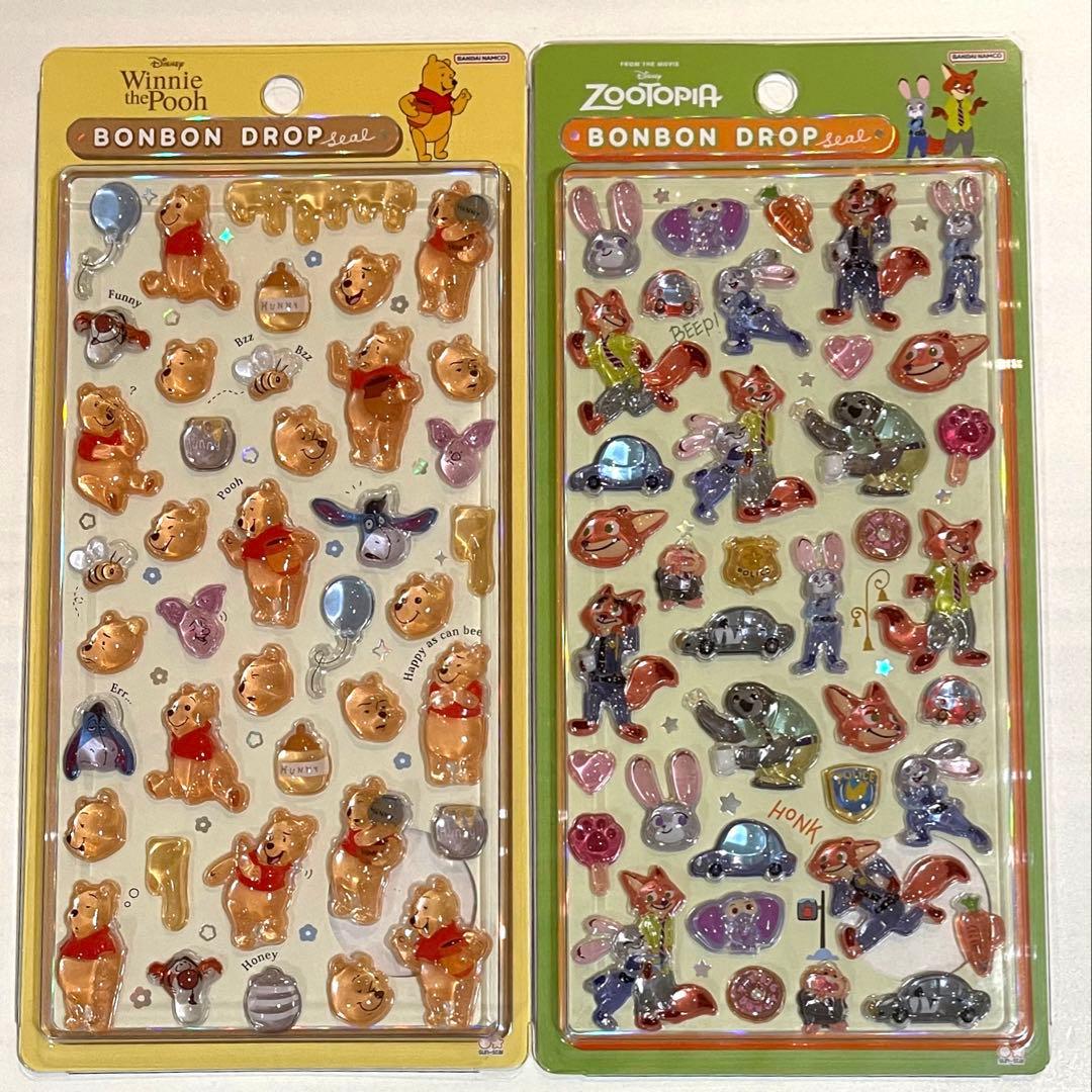 【国内正規品】ボンボンドロップシール ディズニー 6種セット