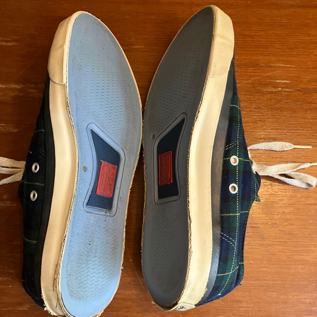 Jack Purcell ネイビー チェック スニーカー