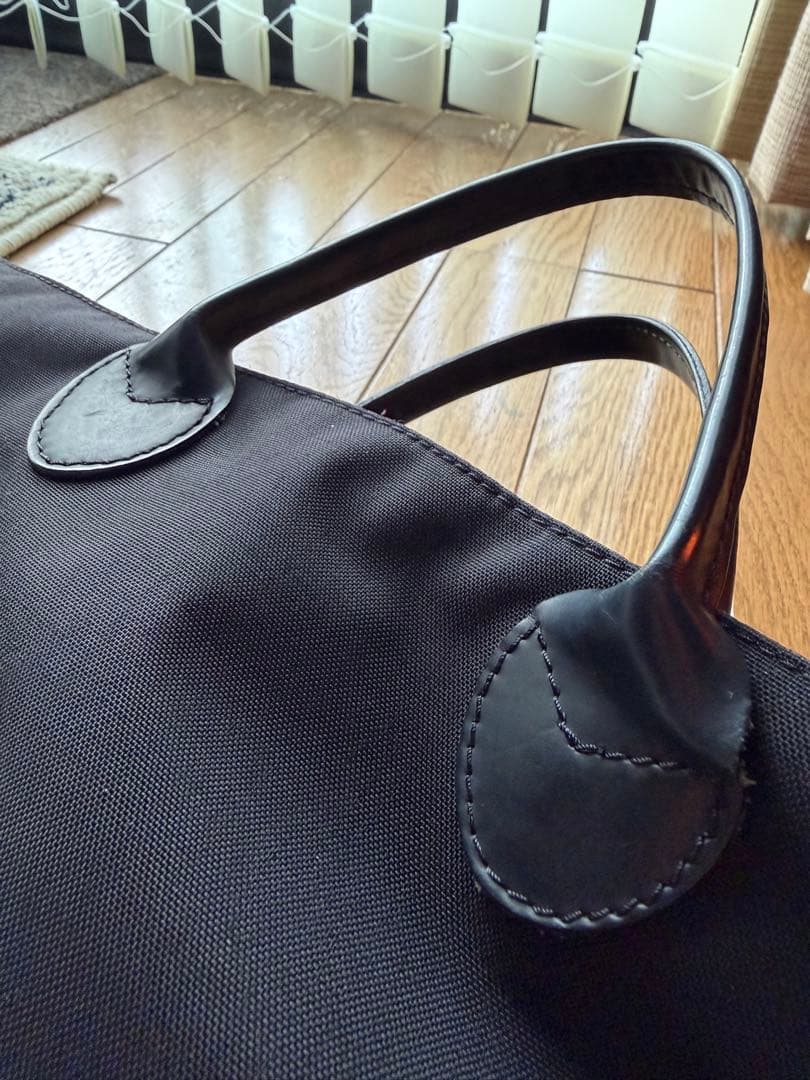 エルベシャプリエ　1407c ハンドバッグ ハンドル舟型トート