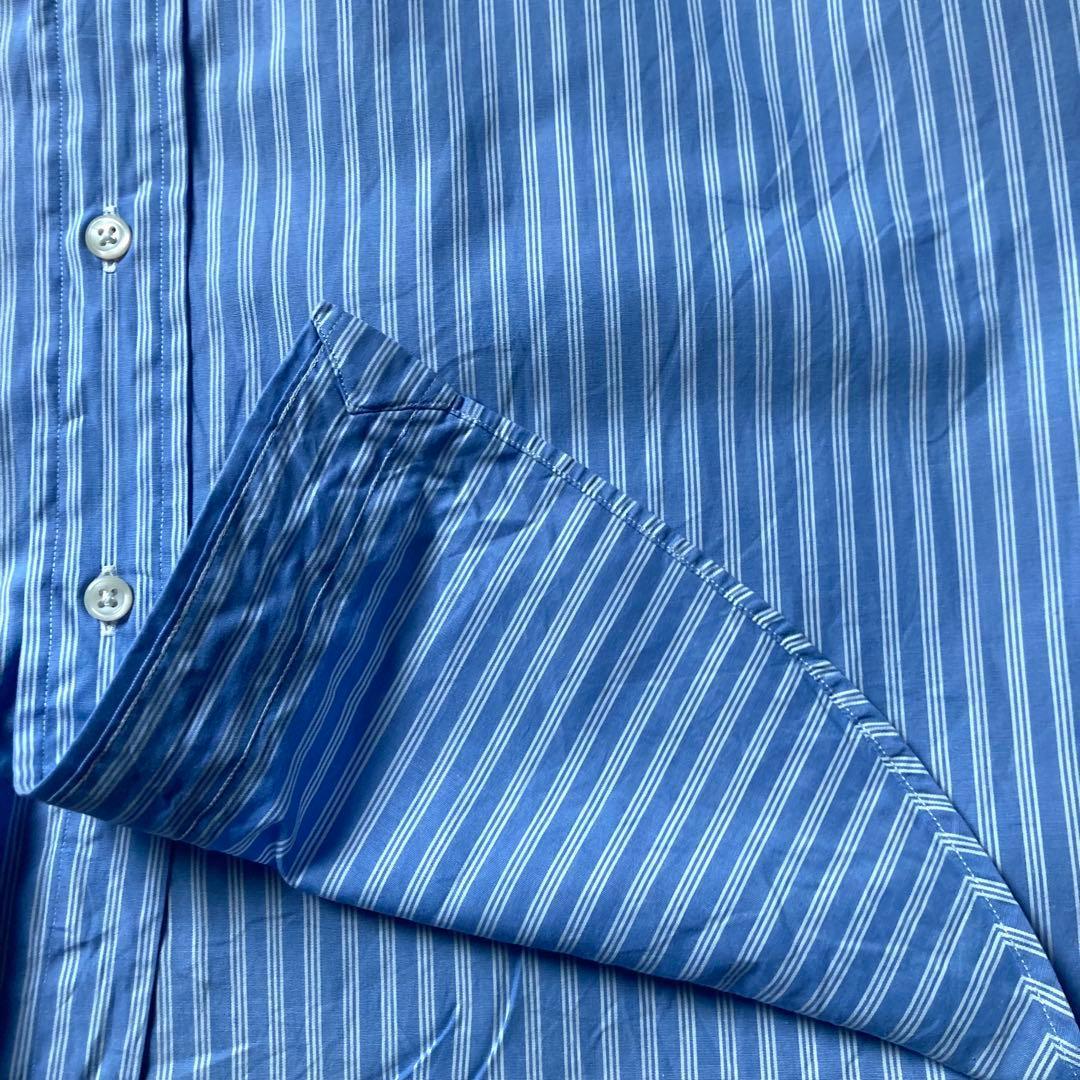 【専用】90s香港製 RalphLauren クレリックシャツ ブルーストライプ