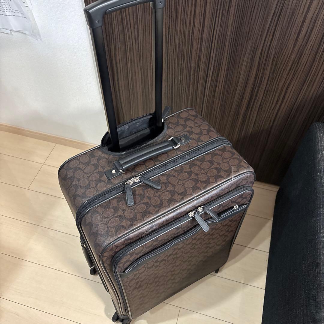 【値引き相談乗ります】COACH モノグラム キャリーケース 大容量