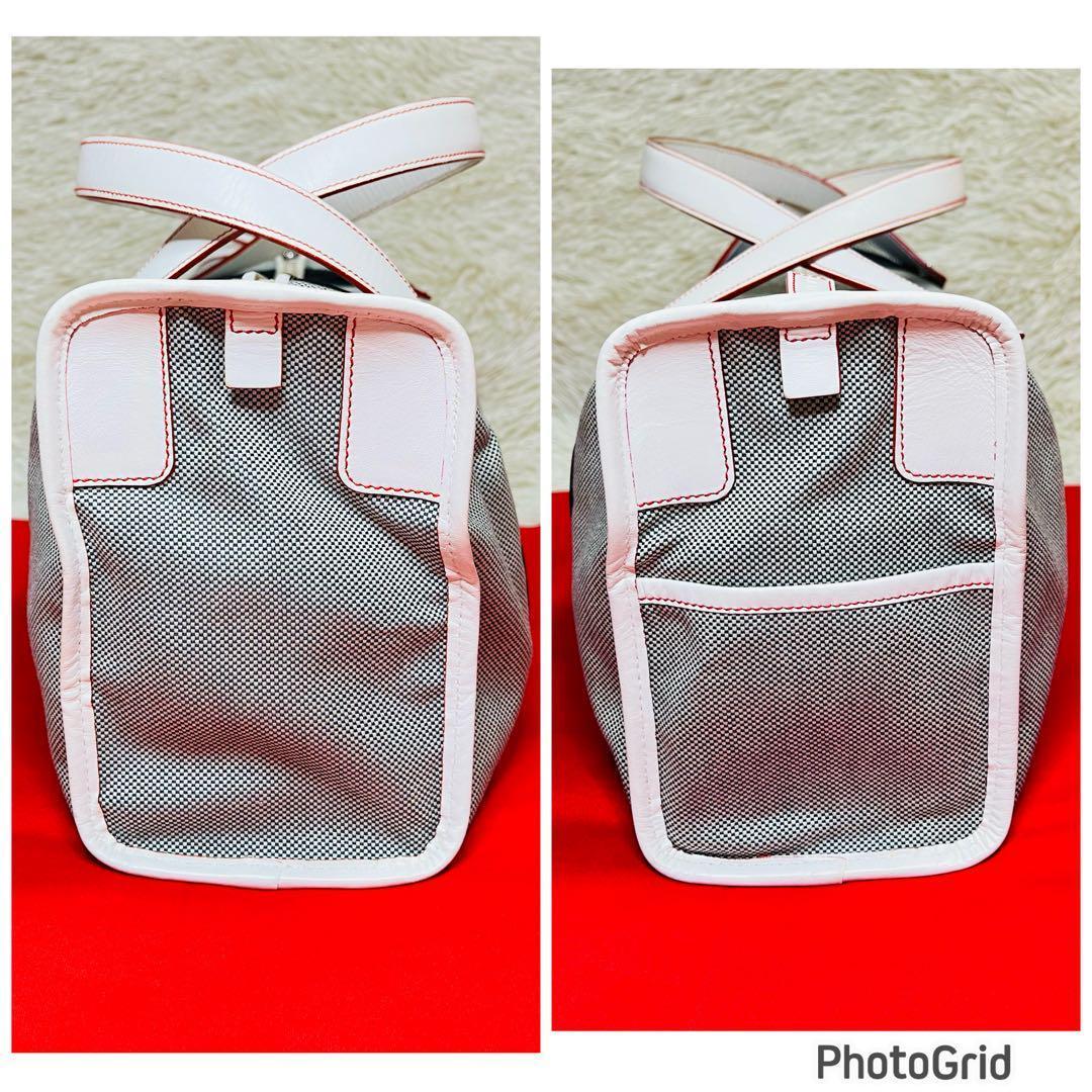 ✨希少✨LOEWE ロエベ アナグラム ロゴ キャンバス✖️レザー ミニボストン