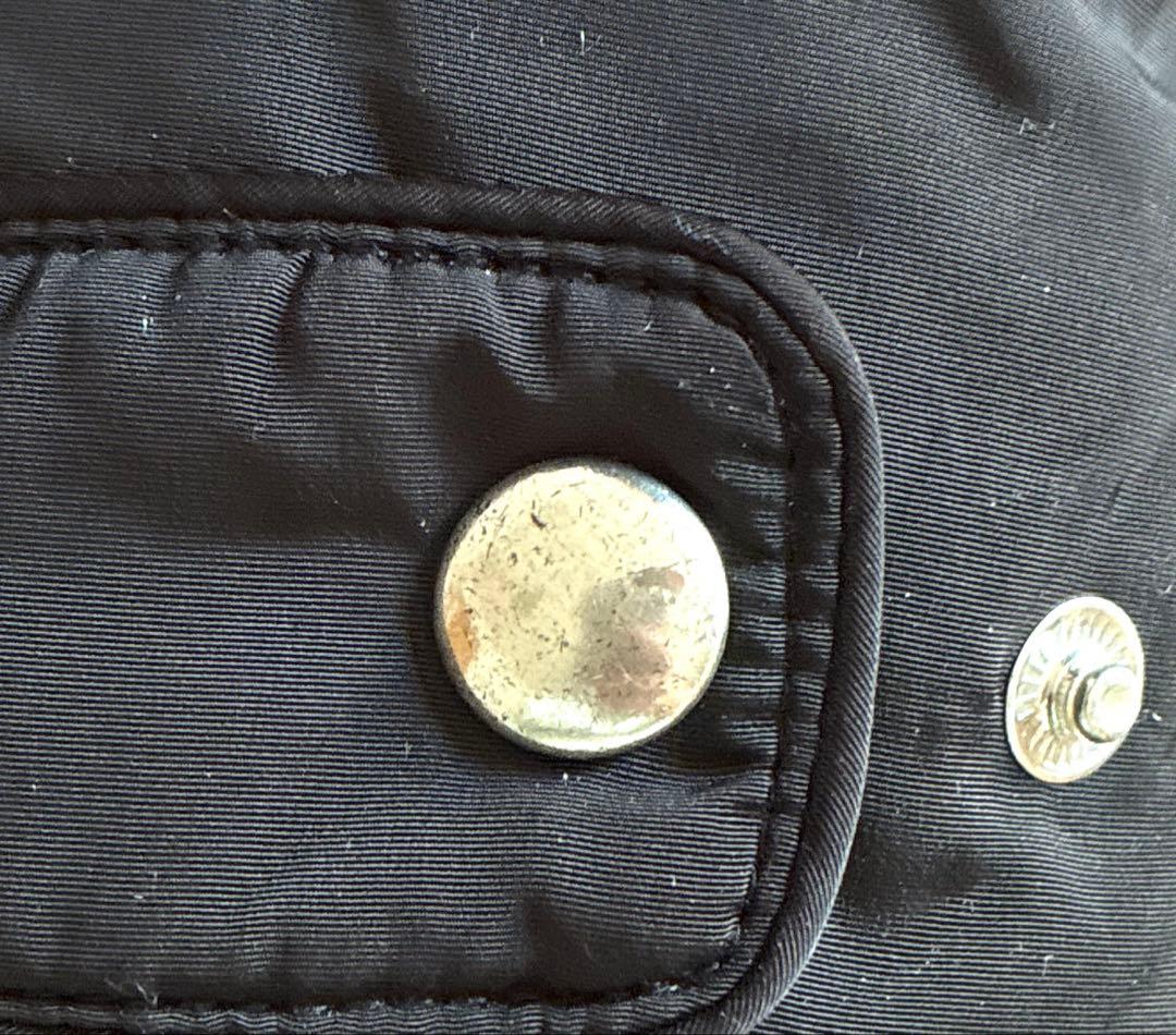 『ZARA』Aライン 3way ファー付き ブラック ダウンジャケット　ベルト付