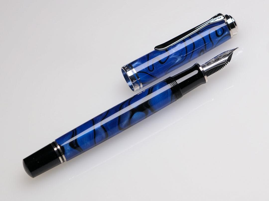 【Amami 新品文具】 Pelikan M805 ブルーデューン　万年筆／F