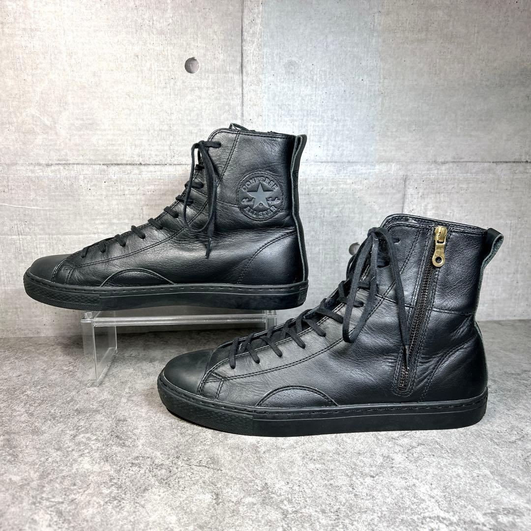 未使用級【Converse】オールスター/ハイカット/オールレザー/クップ/希少