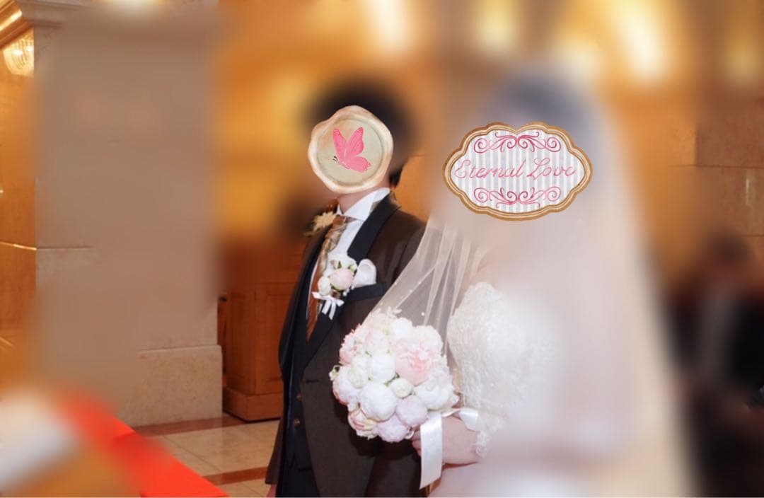 ピオニーブーケ 芍薬 結婚式 花嫁ブーケ ※ブートニア付き