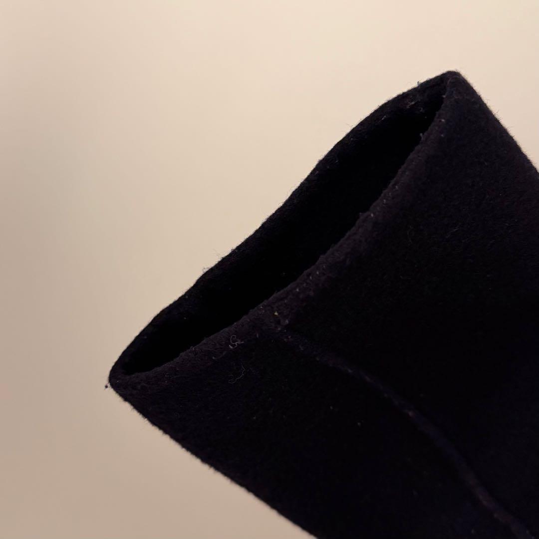 ANAYI アナイ ノーカラーコート ネイビー38