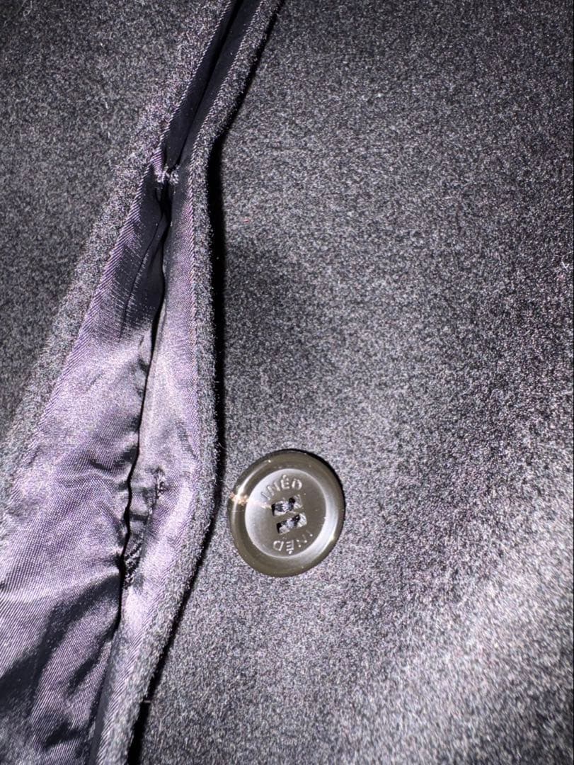 新品未使用タグ付 INED カシミヤ100% ロングコート ブラック 9号