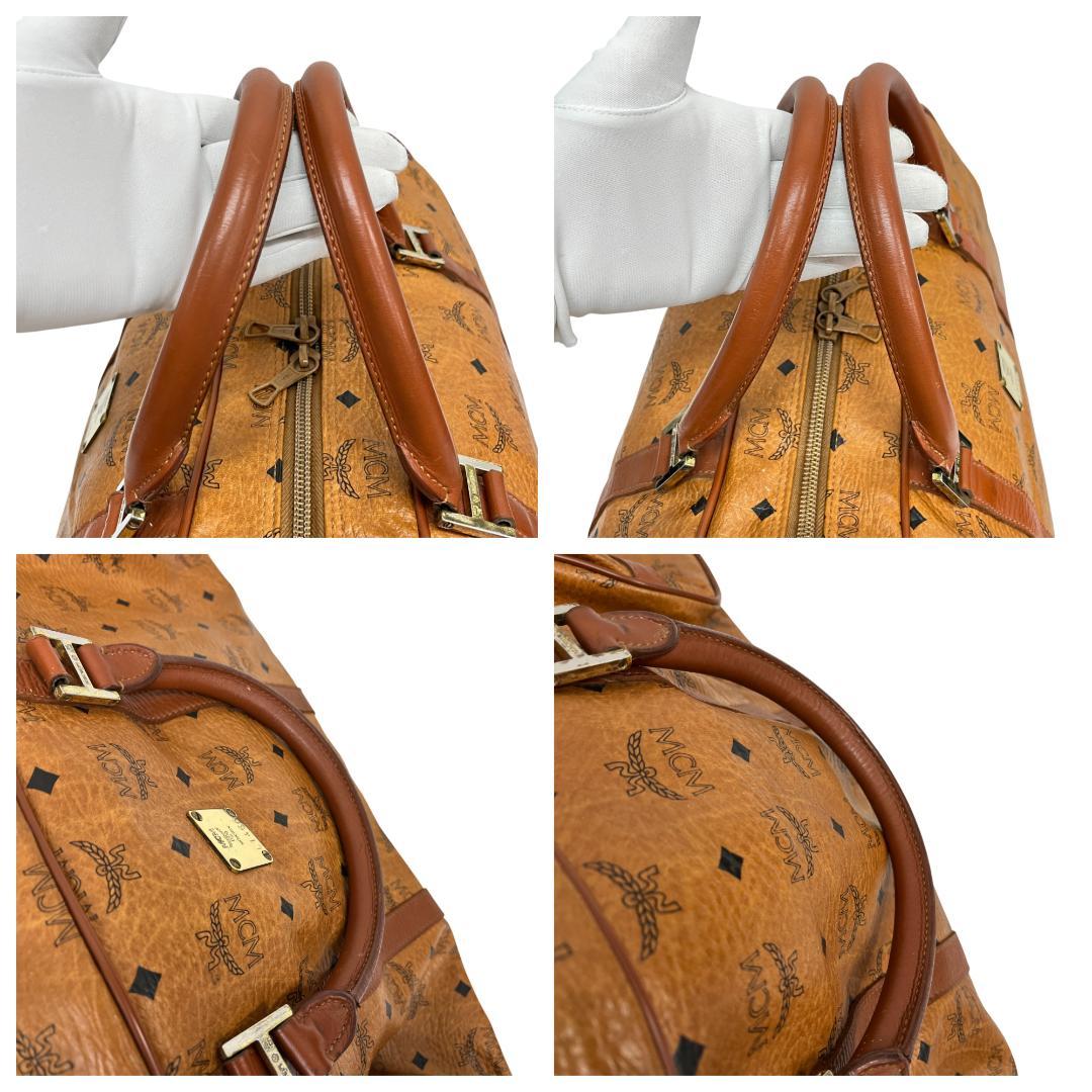 美品 MCM ボストンバッグ 2way ヴィセトス柄 レザー 大容量 旅行バッグ