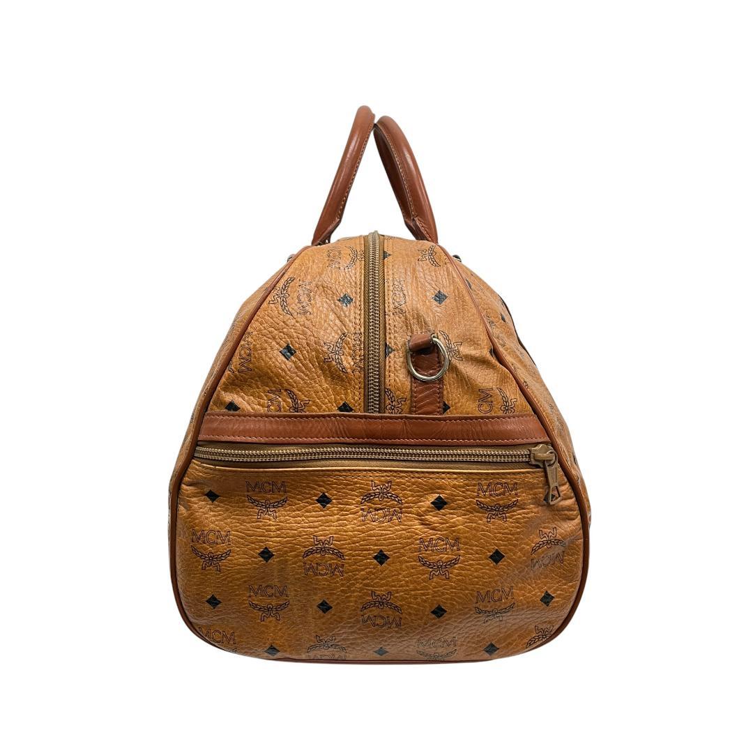美品 MCM ボストンバッグ 2way ヴィセトス柄 レザー 大容量 旅行バッグ