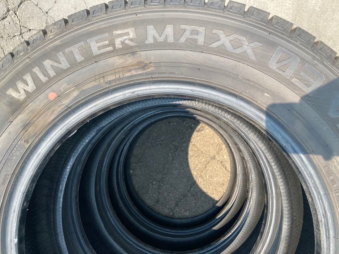 DUNLOP 225/65R17 24年製　冬タイヤ　【♯う-9②】
