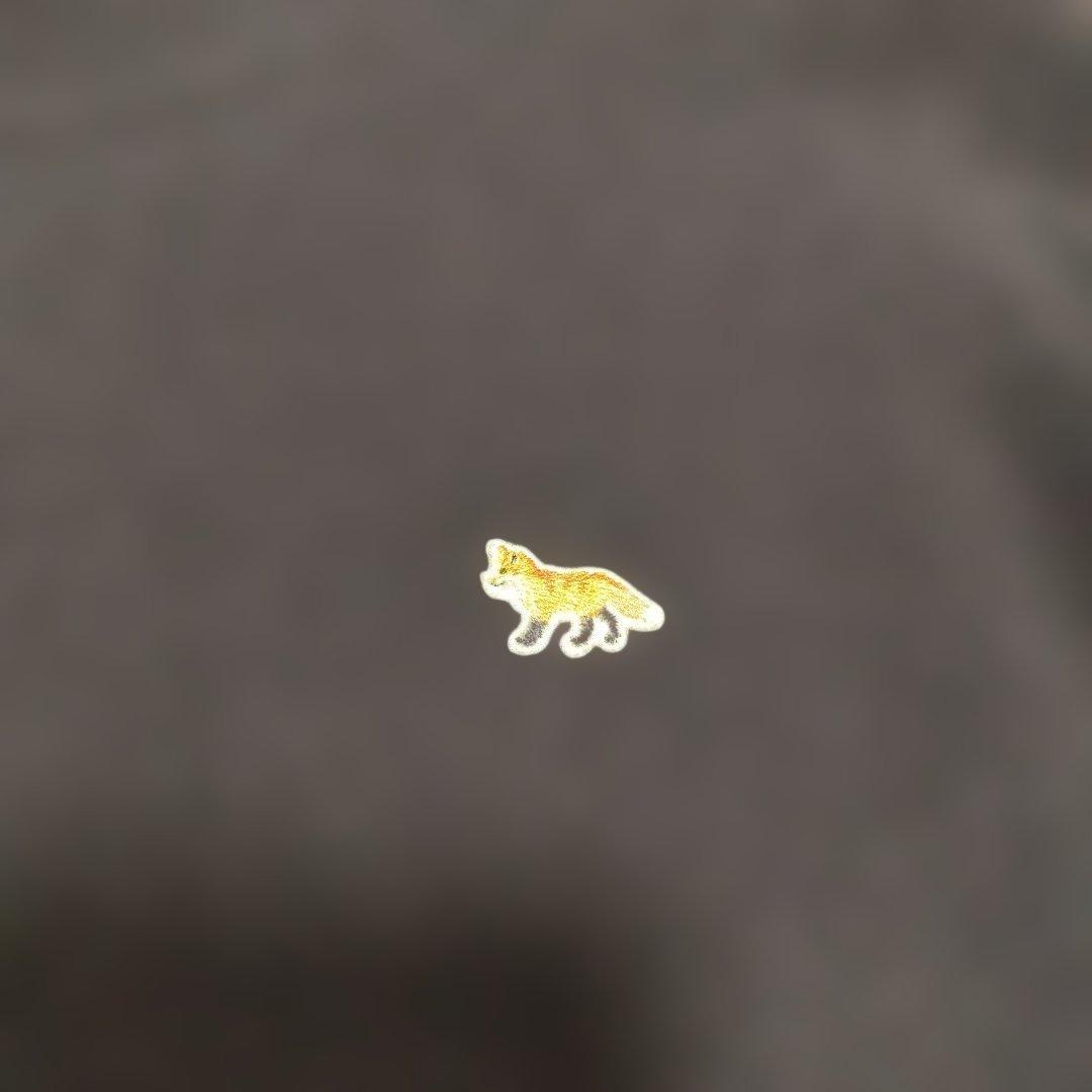 ニットS BABY FOX PATCH BOXY TURTLENECK