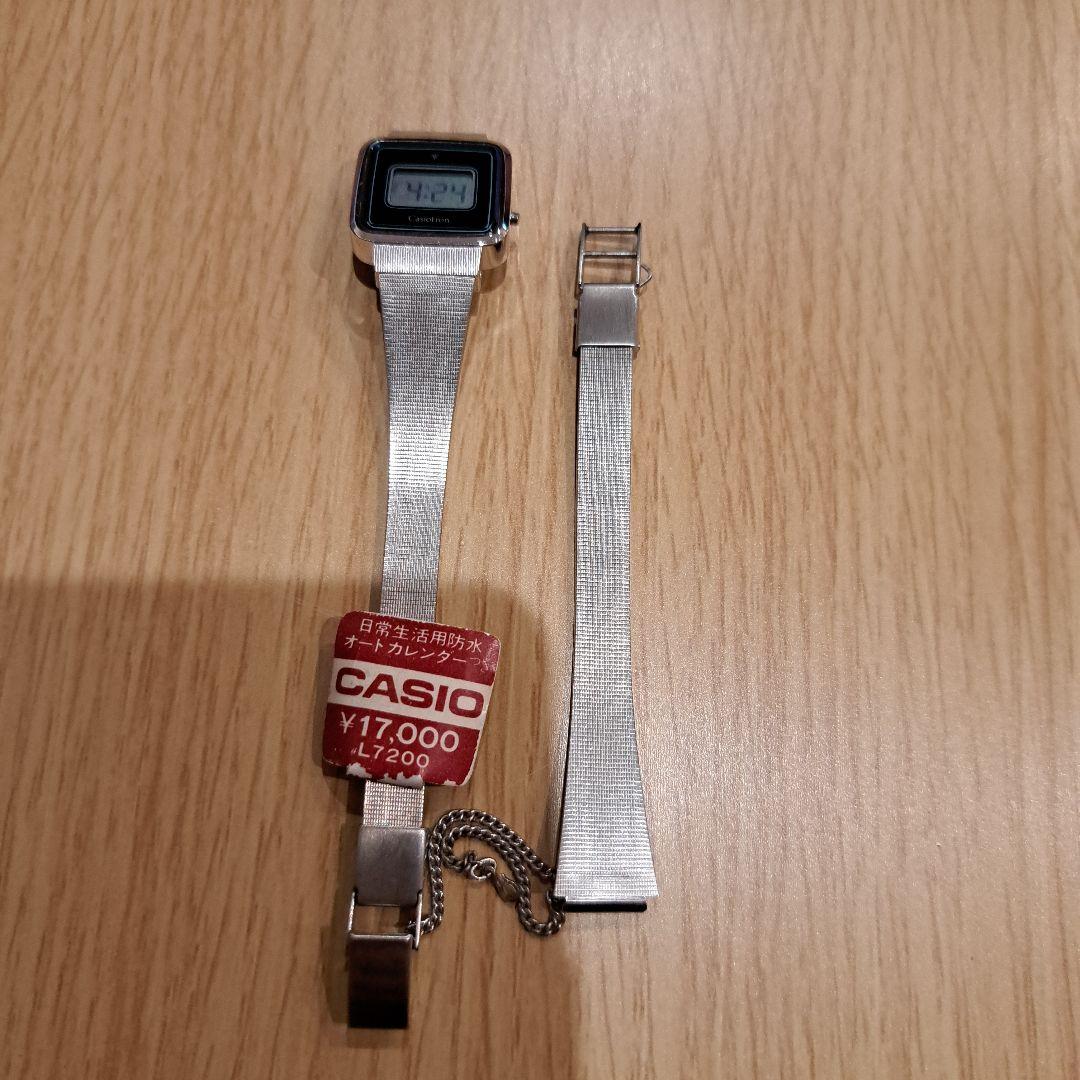 激レア　CASIO　Casiotron デジタル腕時計　L7200　ヴィンテージ