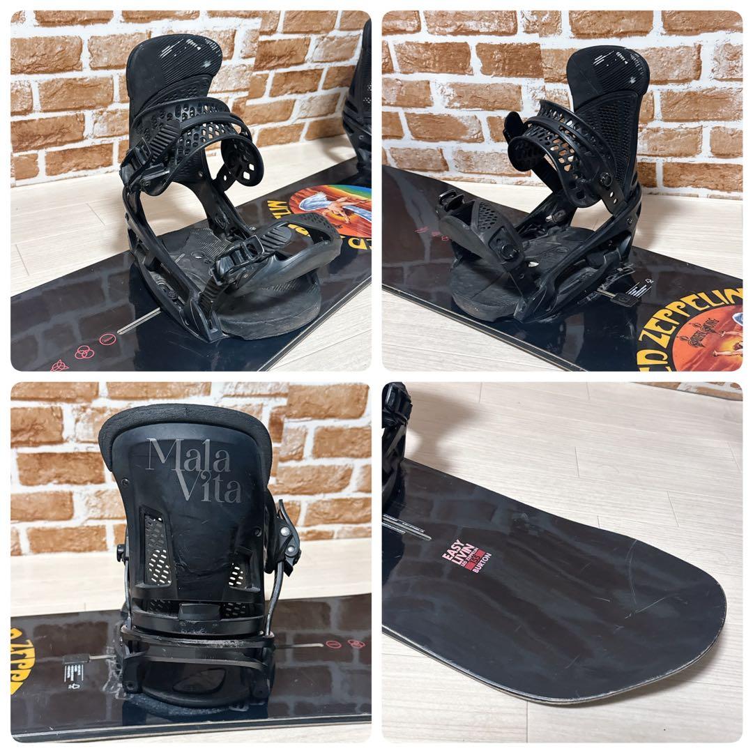 【希少品】BURTON Easy Livin 155 レッドツェッペリン