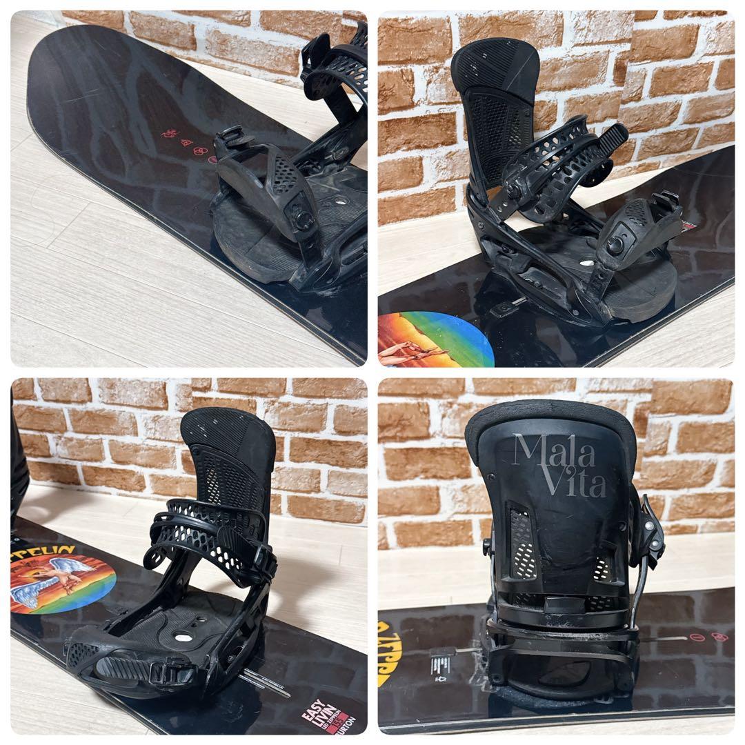 【希少品】BURTON Easy Livin 155 レッドツェッペリン