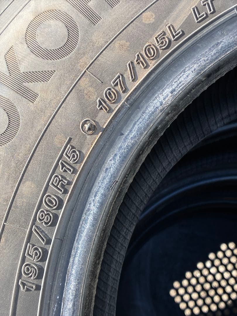 ヨコハマ アイスガード IG91 195/80R15 107/105 中古4本