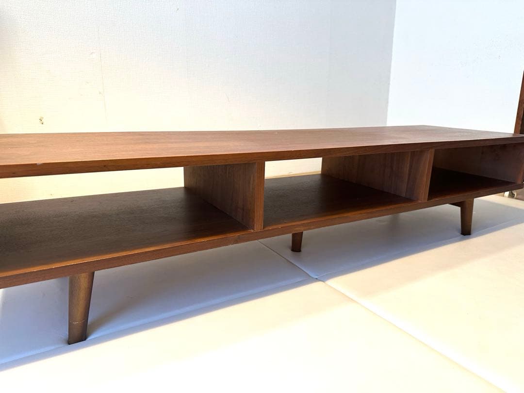 ウッド調テレビ台 オープンシェルフ 3収納