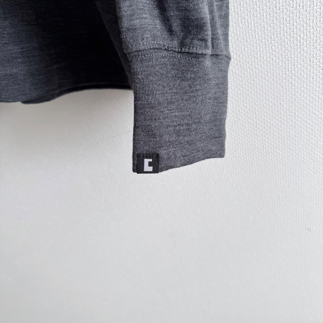 即完 CLESSTE 25aw ウールタートルネックTシャツ ニット グレー 1