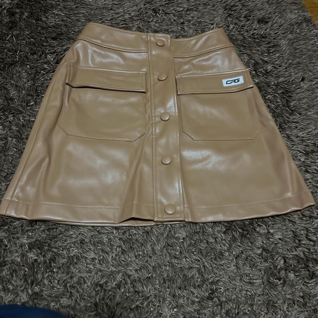 CPG ベージュ ミニスカート サイズ1