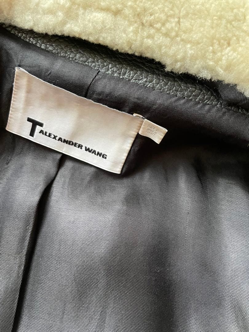 アレキサンダーワンalexanderwang ファー取り外し可能　ライダース