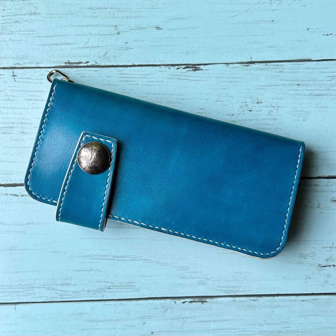 長財布Bタイプ　トラッカーウォレット　バイカーズウォレット　牛革　ハンドメイド