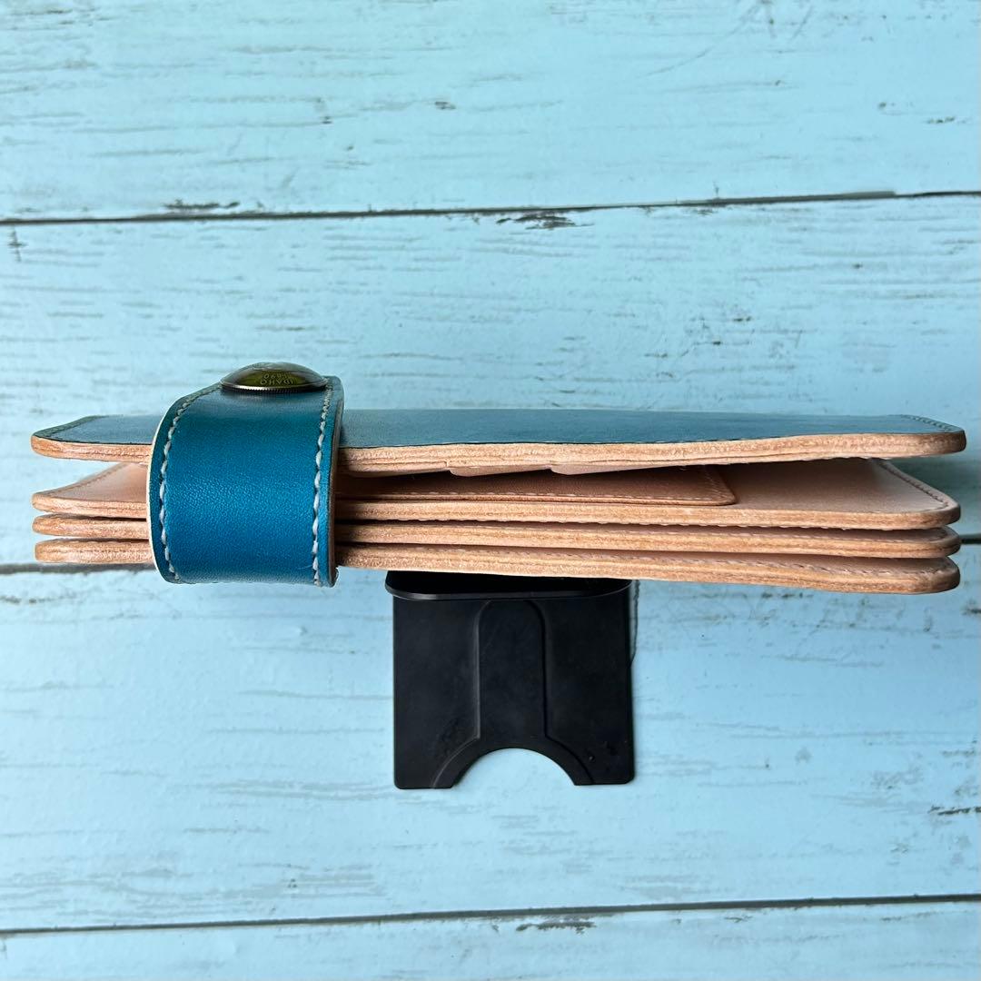 長財布Bタイプ　トラッカーウォレット　バイカーズウォレット　牛革　ハンドメイド