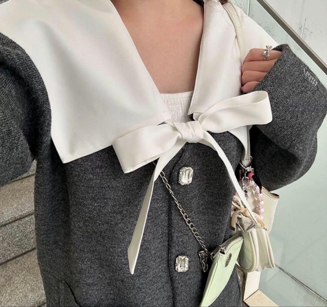 Bibiy. PENELOPE COLLAR KNIT ペネロペカラーニット