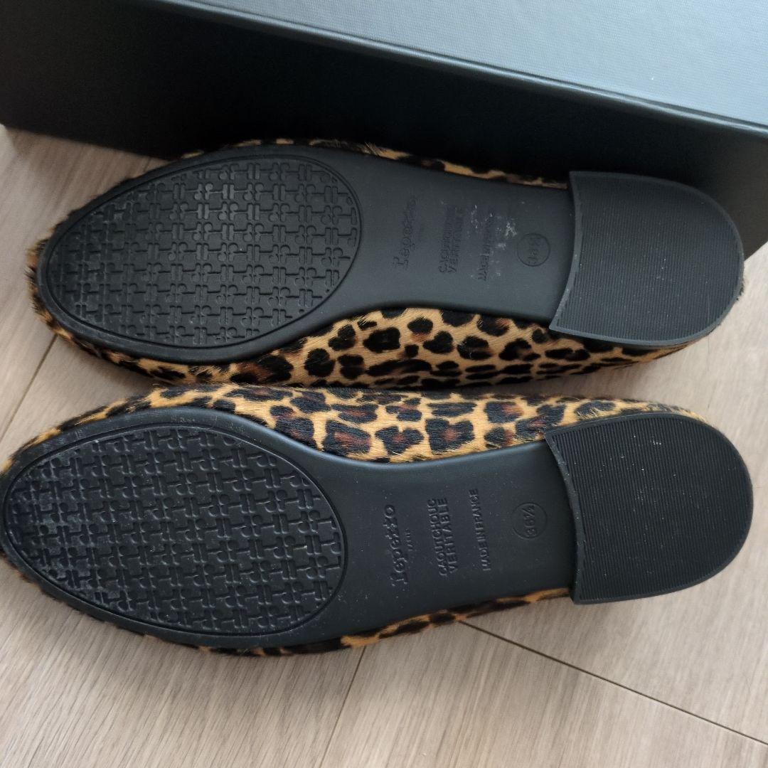 Repetto ヒョウ柄 バレエシューズ