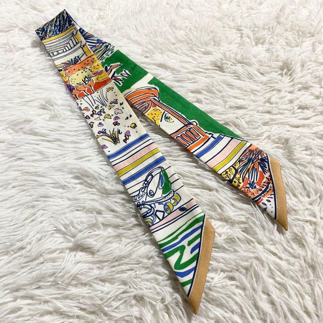 HERMES　エルメス　RAYURES D'ETE　ツイリー　レイユール・デテ