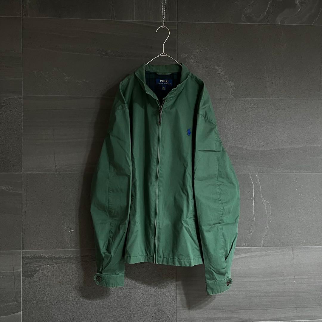 現行 正規品 ポロ ラルフローレン スウィングトップ 緑 アウター グリーン L