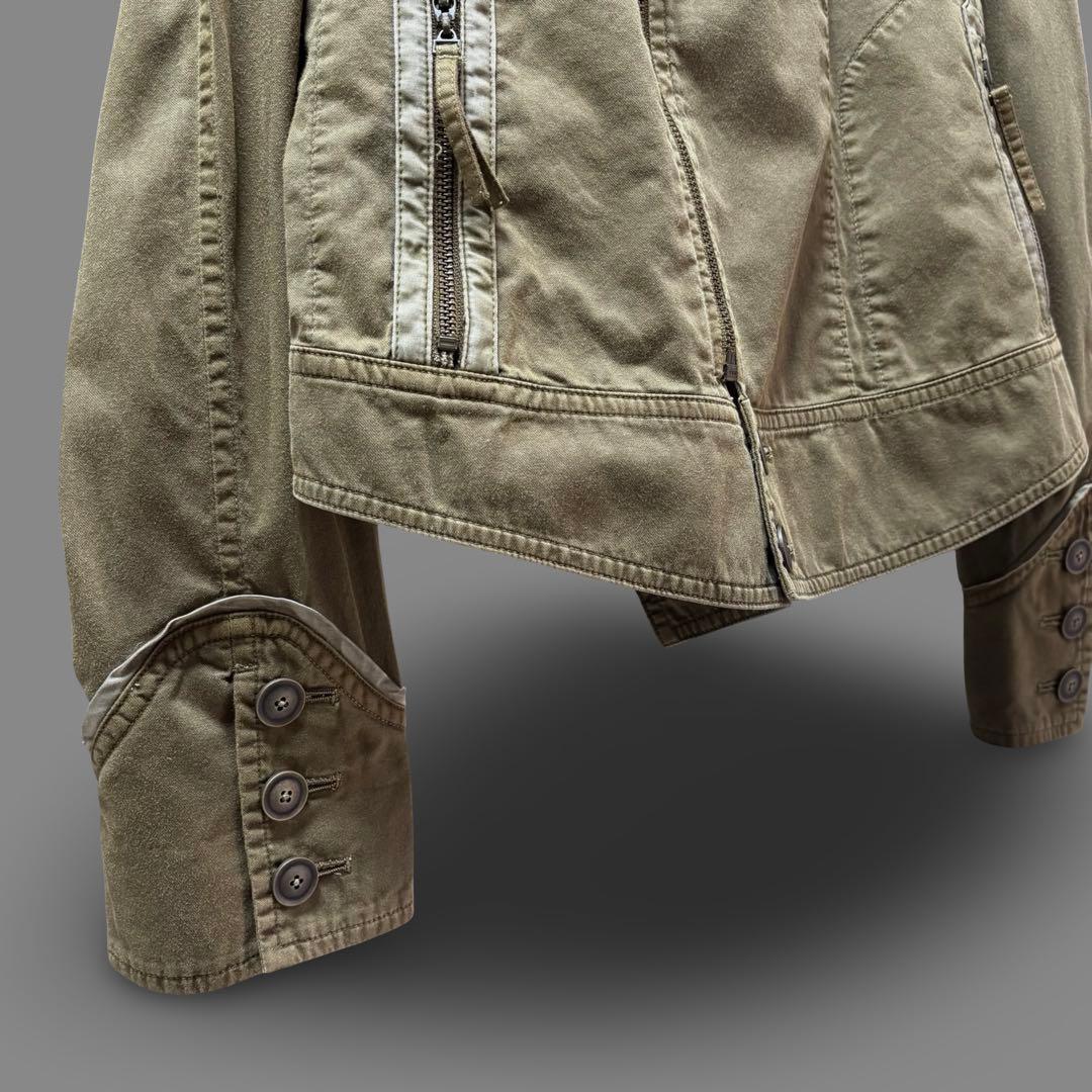 ジャケット・アウター Rare 00s Archive Short Cotton Riders JKT