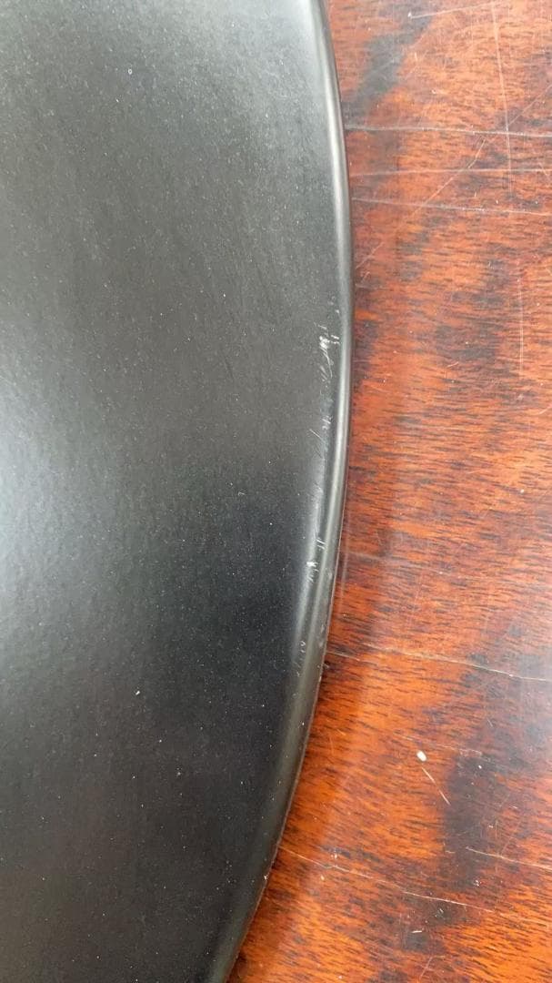 円形ダイニングテーブル ダークブラウン訳あり品写真をご確認TBL01-70-01