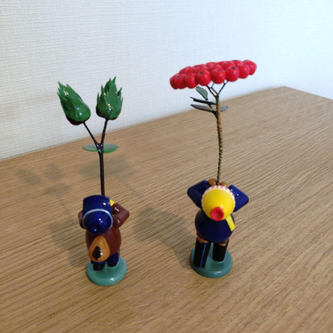 ドイツ木製人形　ブルーメンキンダー秋冬