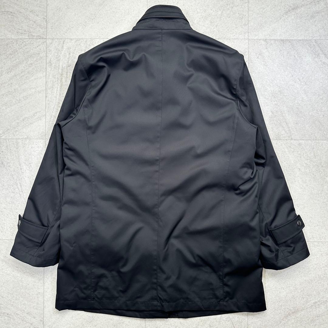 【SANYO】ゴアテックス ダウンライナー付 ステンカラーコート フード M