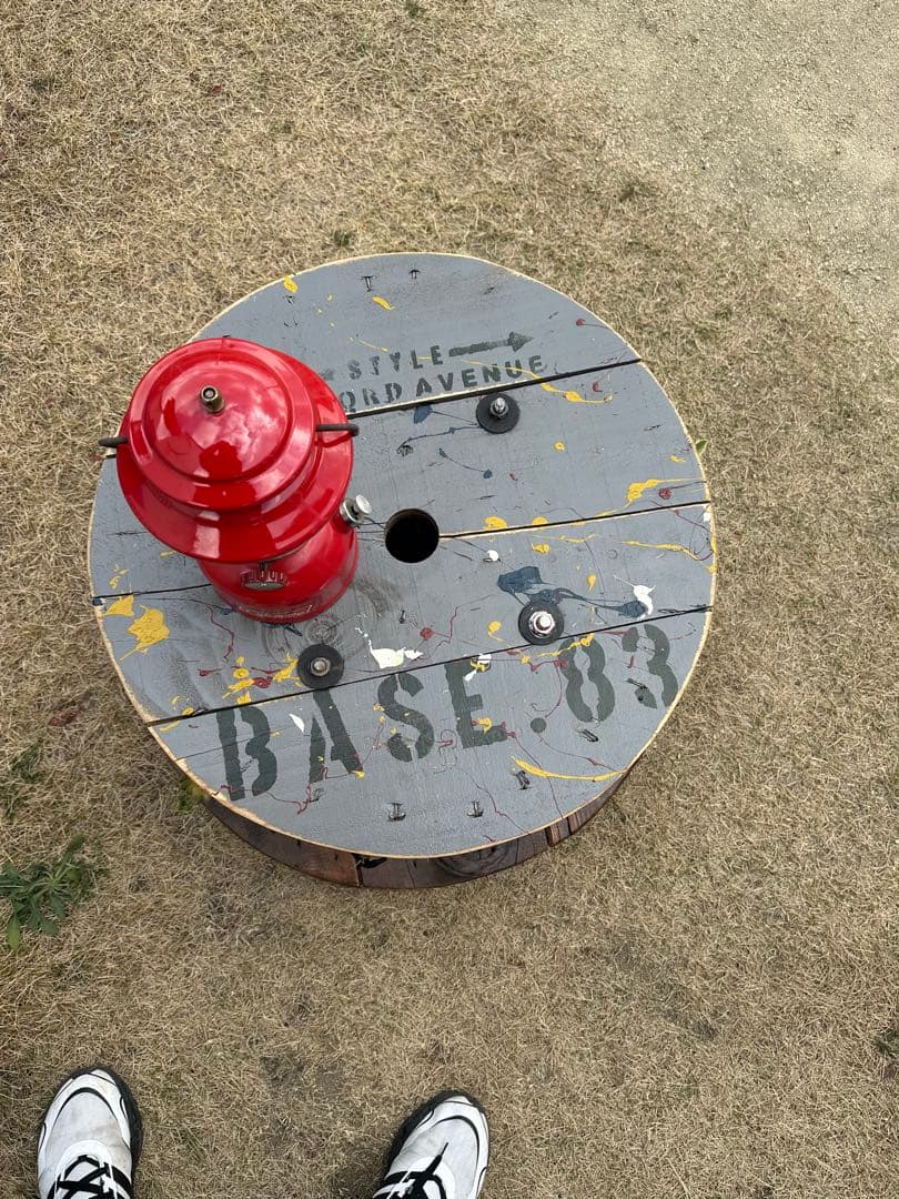 電線ドラム・ケーブルドラム★ガーデニング／ガレージ／キャンプ／テーブル/家具