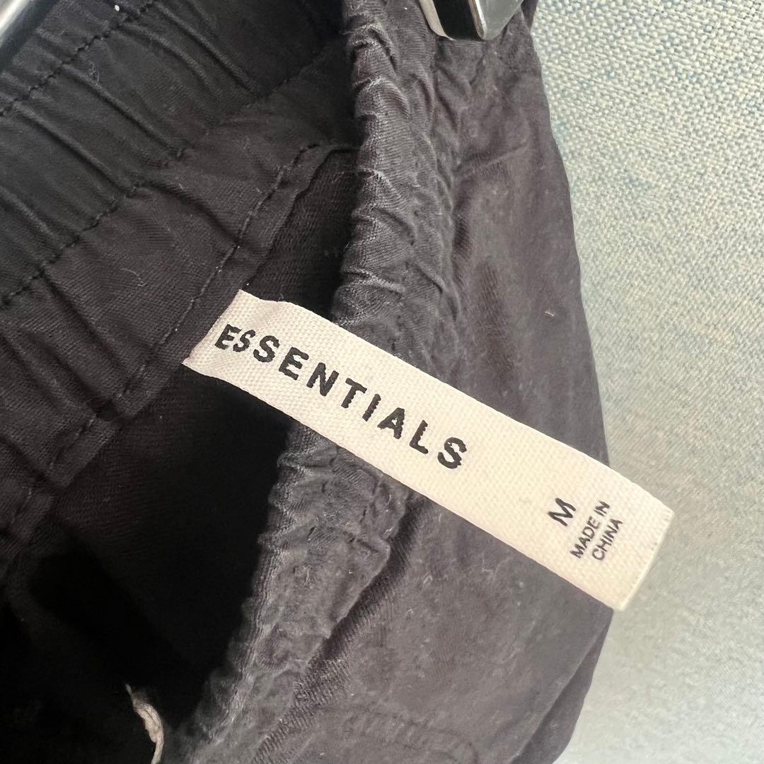 ESSENTIALS / FEAR OF GOD 裾ジップ ブラックパンツ