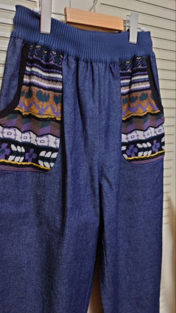 ❤新品　エムアンドキョウコ　素敵なポケット付きパンツ❤