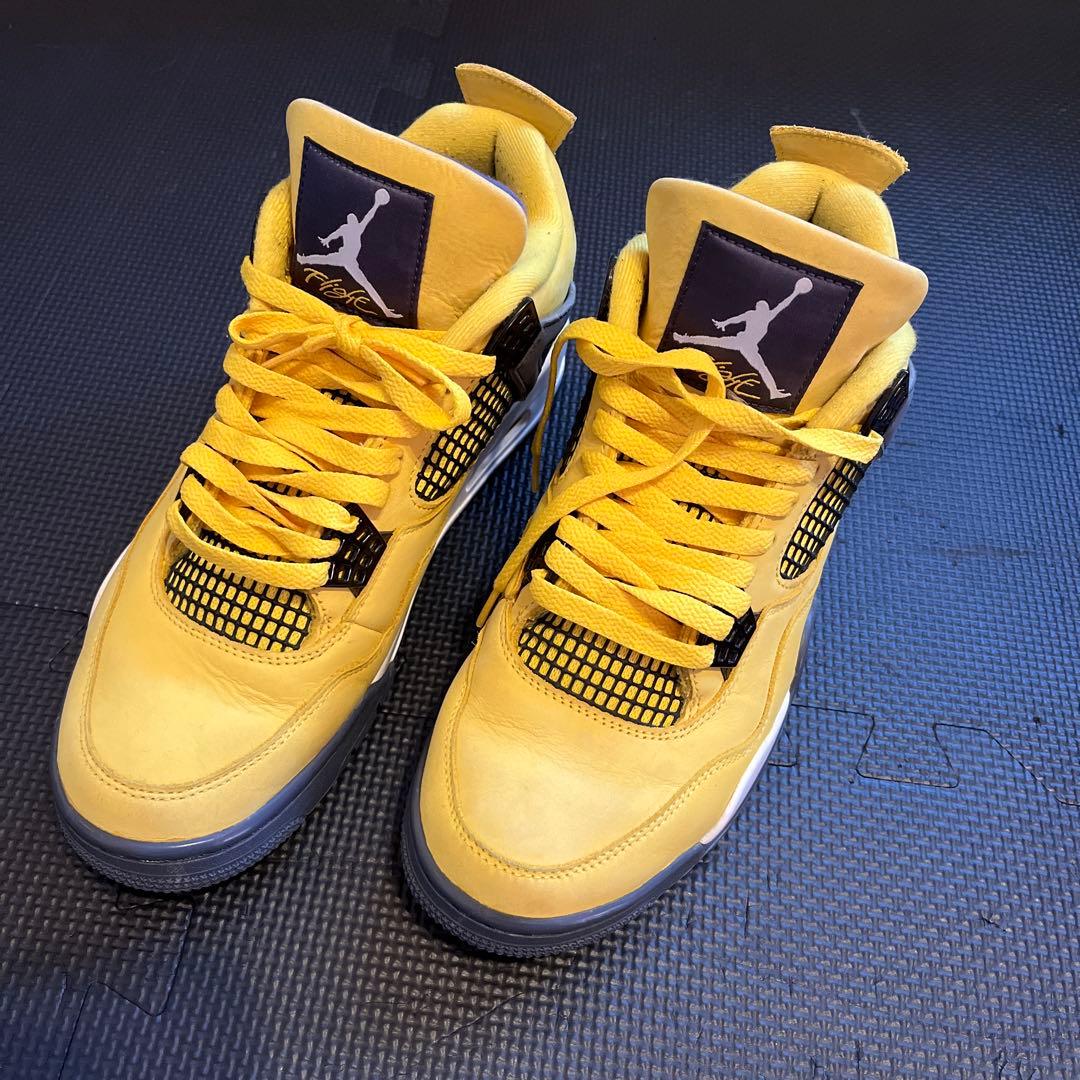 靴 Air Jordan 4 Retro TOUR YELLOW