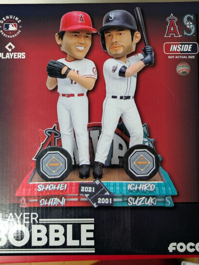 大谷翔平・イチロー　ダブルボブルヘッドフィギュア