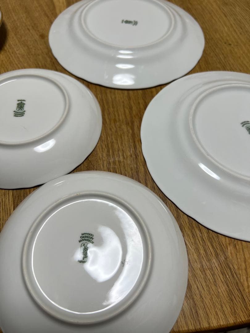 ドレスデン シューマン ババリア カップ2個 ソーサー2枚 プレート2枚