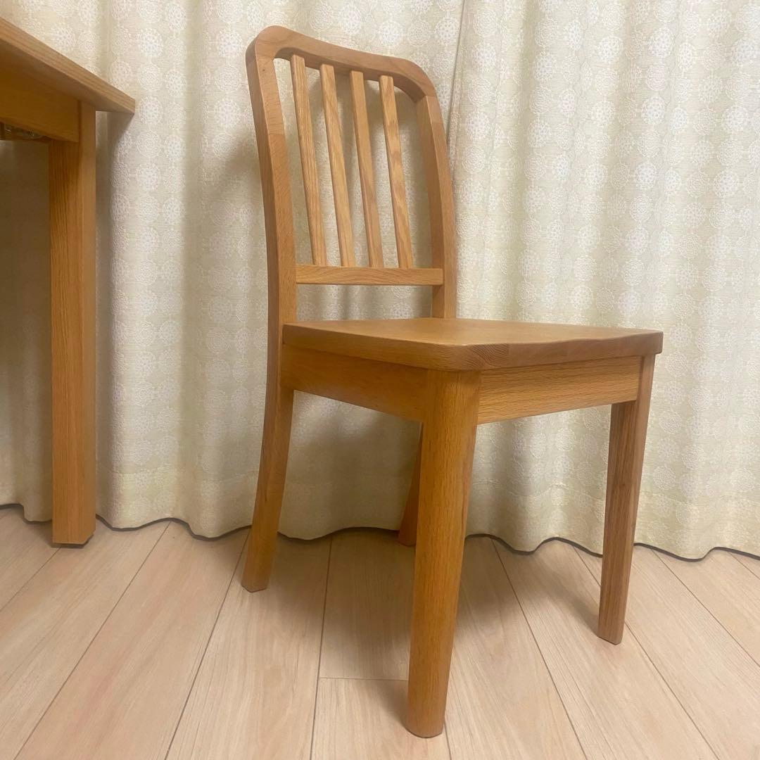 値下げ済【オーク材】モモナチュラル・BASICチェア