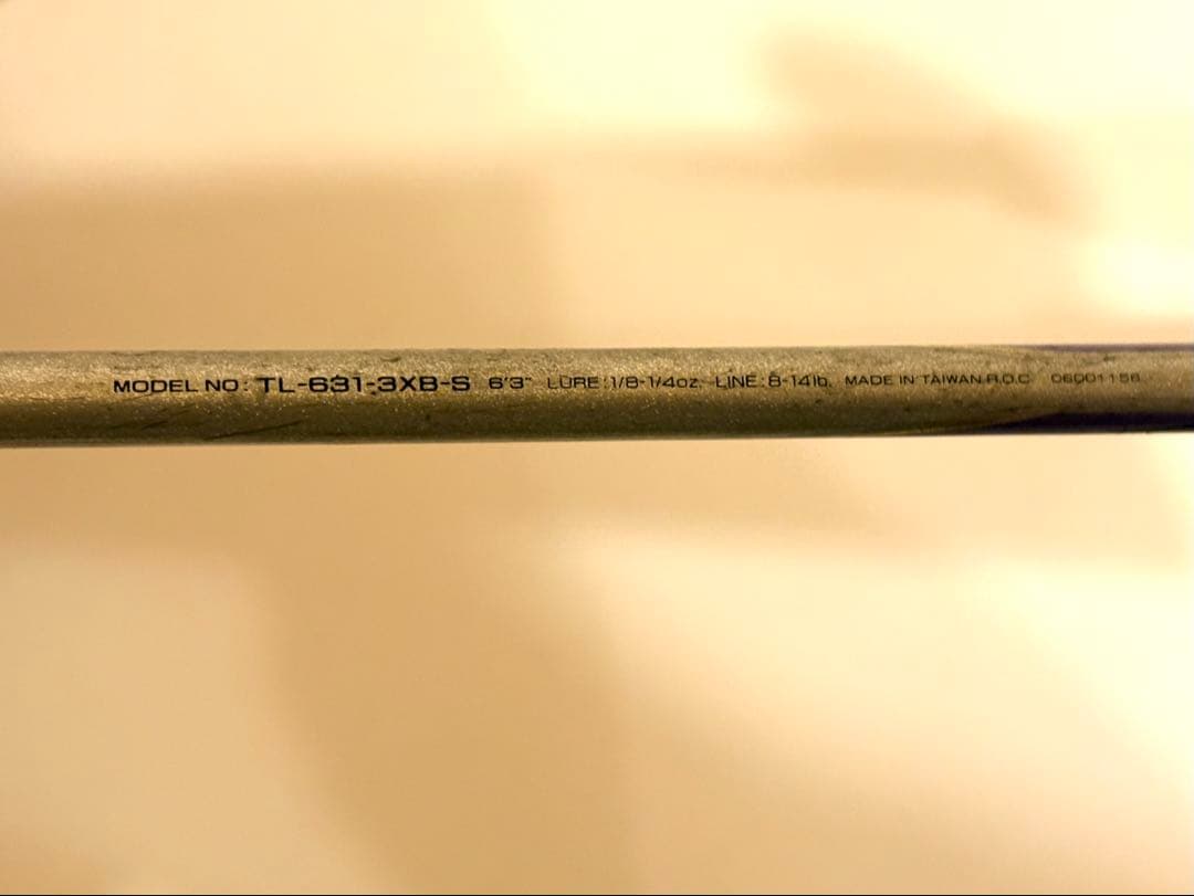 バスロッド コルクハンドル　teamdaiwa ワンピースロッド　レア